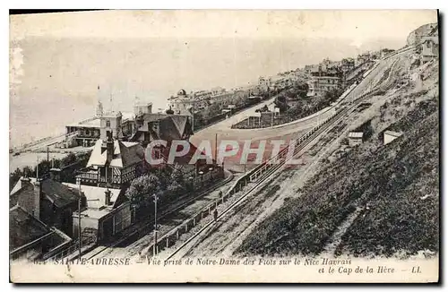 Cartes postales Sainte Adresse vue prise de notre Dame des Flots sur le Nice Havrais et le cap de la Here