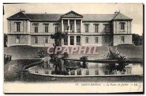 Ansichtskarte AK Saint Brieuc Le Palais de Justice