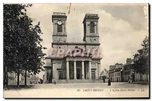 Cartes postales Saint Brieuc L'Eglise Saint Michel