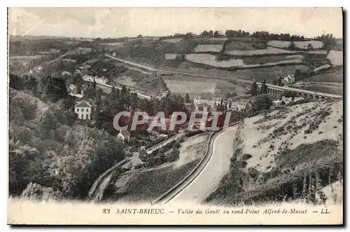 Cartes postales Saint Brieuc Valle de Gouet au rond Point Alfred de Musset