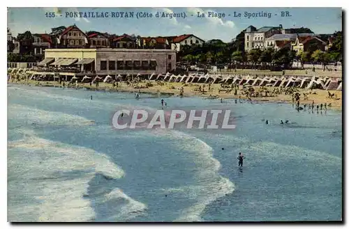 Cartes postales Pontaillac Royan Cote d'Argent La PLage Le Sporting