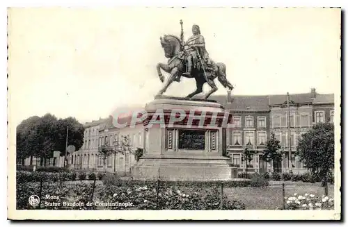 Cartes postales Mons Statue Bandoin de Constantinople
