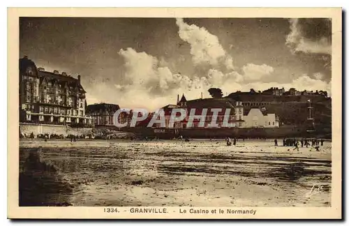 Cartes postales Granville Le Casino et le Normandy