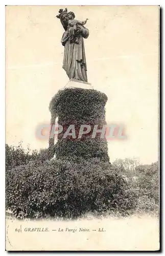 Cartes postales Graville La Vierge Noire Granville