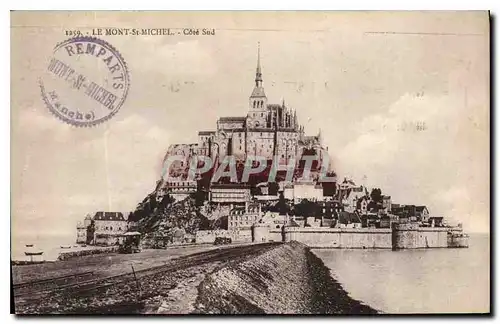 Cartes postales Le Mont St Michel Cote Sud