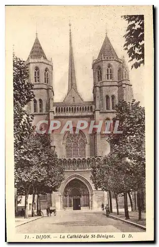 Cartes postales Dijon La Cathedrale St Benigne