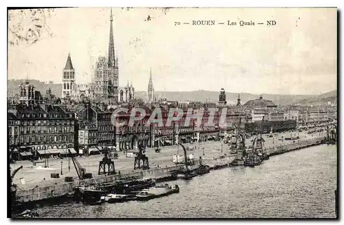 Cartes postales Rouen Les Quais