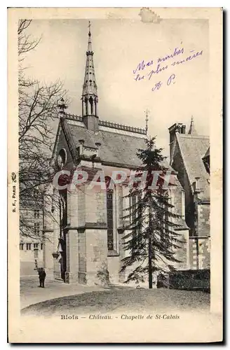 Cartes postales Blois Chateau Chapelle de St Calais