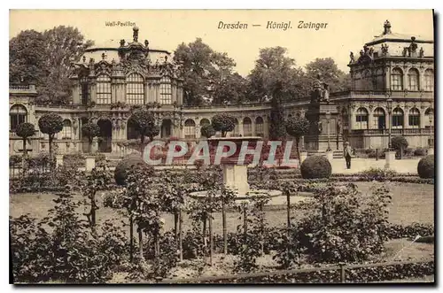 Ansichtskarte AK Dresden Konigl Zwinger