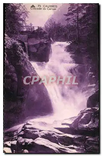 Cartes postales Cauterets Cascade du Cerizet