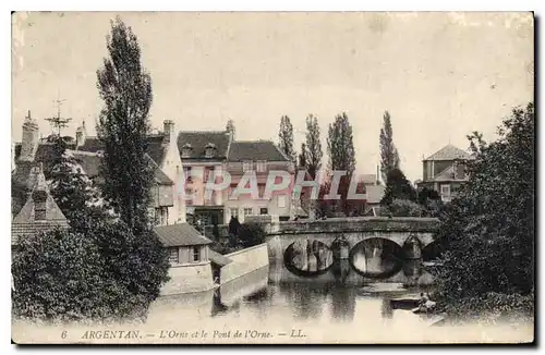 Ansichtskarte AK Argentan L'Orne et le Pont de l'Orne