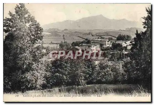 Cartes postales Saint Jean Luz La Rhune prise de Ciboure