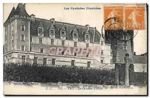 Cartes postales Pau Le Chateau d'Henri IV