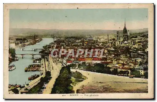 Cartes postales Rouen Vue generale