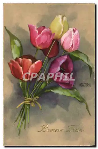 Cartes postales Fantaisie Fleurs