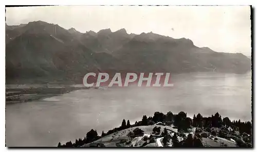 Cartes postales moderne Caux Lac Leman et les Alpes de la Savoie