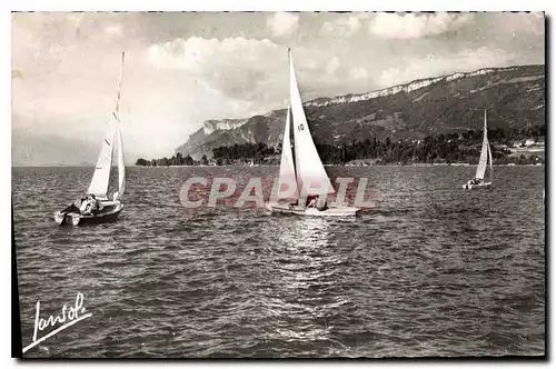 Cartes postales moderne Le lac du Bourget la Chambotte Bateaux