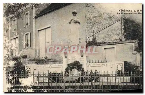 Cartes postales Mereville le Monument aux Morts