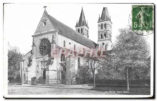 Cartes postales Melun Notre Dame