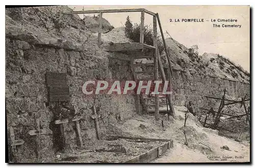 Cartes postales Militaria Le Pompelle le Cimetiere