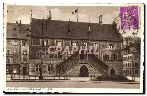 Cartes postales Mulhouse hotel de ville