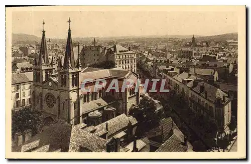 Cartes postales Vichy Allier Vue generale et Eglise Saint Louis