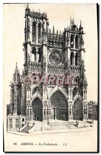Cartes postales Amiens la cathedrale
