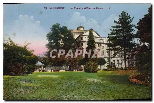 Cartes postales Mulhouse le Theatre Cote du Parc