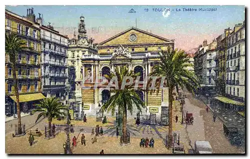 Ansichtskarte AK Toulon le Theatre Municipal