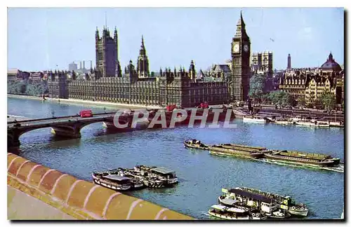 Cartes postales Houses of Parliament Westminster Bridge London