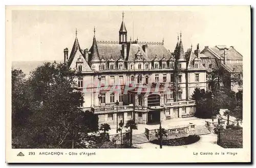 Cartes postales Arcachon Cote d'Argent Le Casino de la Place