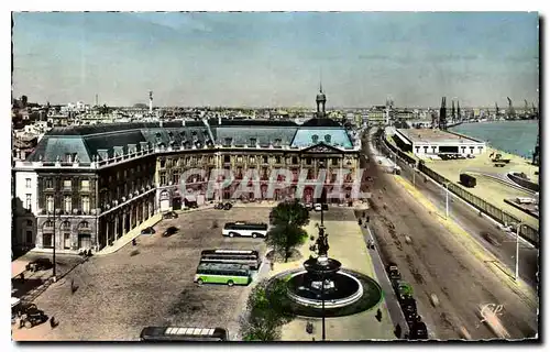 Cartes postales moderne Bordeaux Panorama vers la Place de la Bourse et les Quais