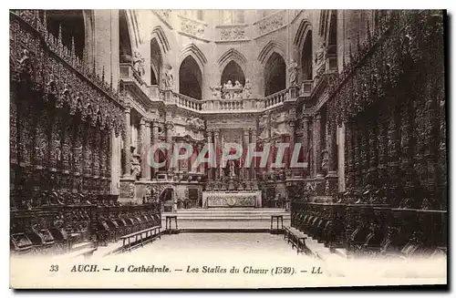 Cartes postales Auch La Cathedrale Les Stalles du Choeur