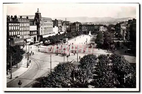 Cartes postales Clermont Ferrand Place de Jaude rue Martel