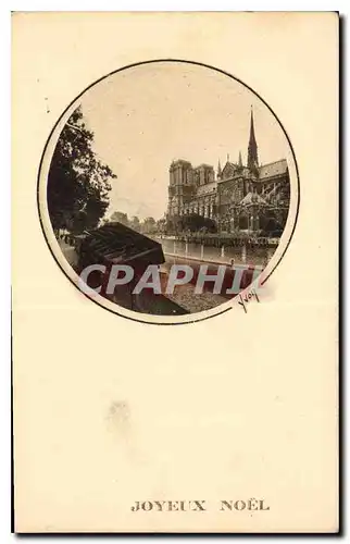 Cartes postales Paris Notre Dame vue du Quai de Montebello