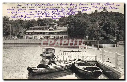 Cartes postales Bagnoles de l'Orne Les bords du Lac