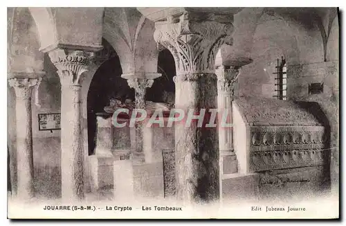 Cartes postales Jouarre la Crypte les Tombeaux