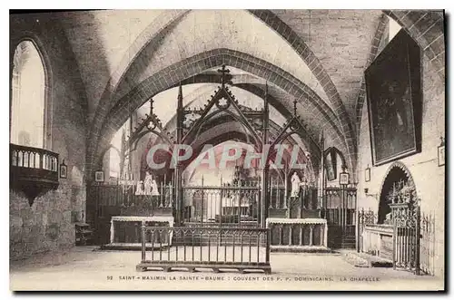 Cartes postales Saint maximin la Sainte Baume la Chapelle