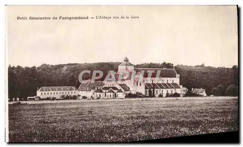 Ansichtskarte AK Petit Seminaire de Fontgombaud l'Abbaye vue de la gare