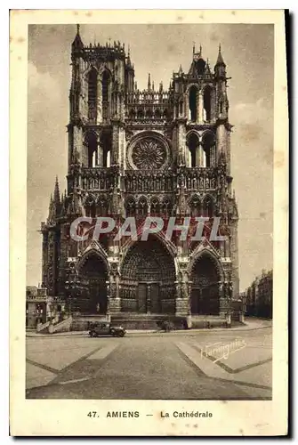 Cartes postales Amiens la Cathedrale