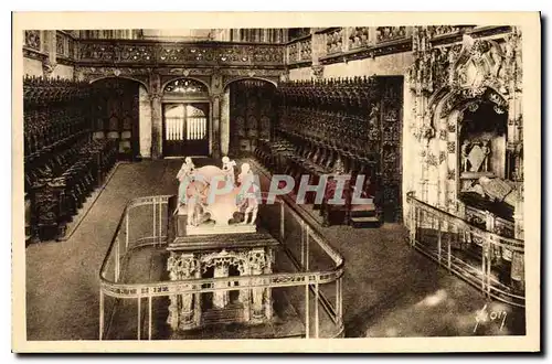 Cartes postales Bourg Ain Eglise de Brou le choeur et le mausolee de Philibert le Beau