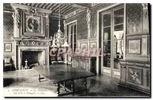 Cartes postales Cheverny le chateau la salle a manger