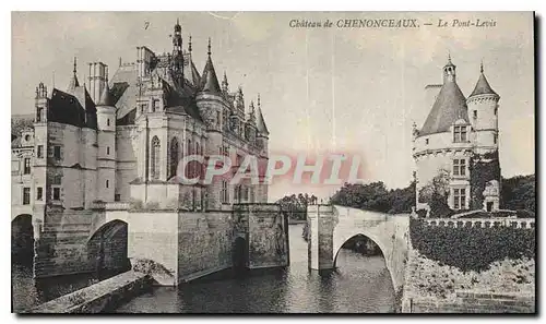 Ansichtskarte AK Chateau de Chenonceaux le pont Levis