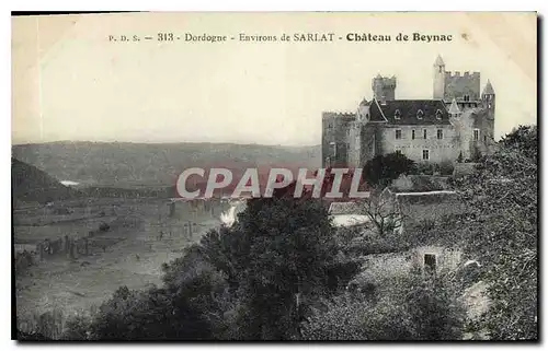 Cartes postales Dordogne Environs de Sarlat Chateau de Beynac