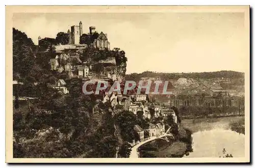 Ansichtskarte AK La Dordogne Pittoresque Chateau Feodal de Beynac en Sarladais Vue du Peoq