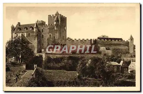 Ansichtskarte AK La Dordogne Pittoresque Vue de l'Entree du Chateau Feodal de Beynac en Sarladais