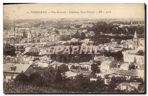 Cartes postales Perigueux Vue Generale Faubourg Saint George