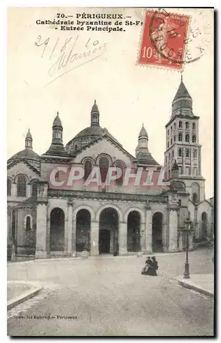 Cartes postales Perigueux Cathedrale byzantine Entree Principale