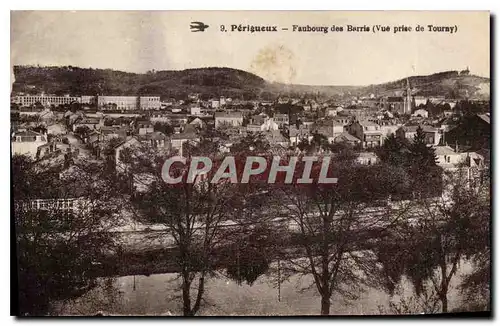 Cartes postales Perigueux Faubourg des Barris Vue prise de Toursy