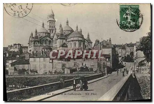 Cartes postales Perigueux le Pont des Barris et la Cathedrale